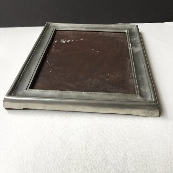 De Campos De Quevedo Portugal Pewter Wooden Photo Picture Art Frame - Picture 4 of 13